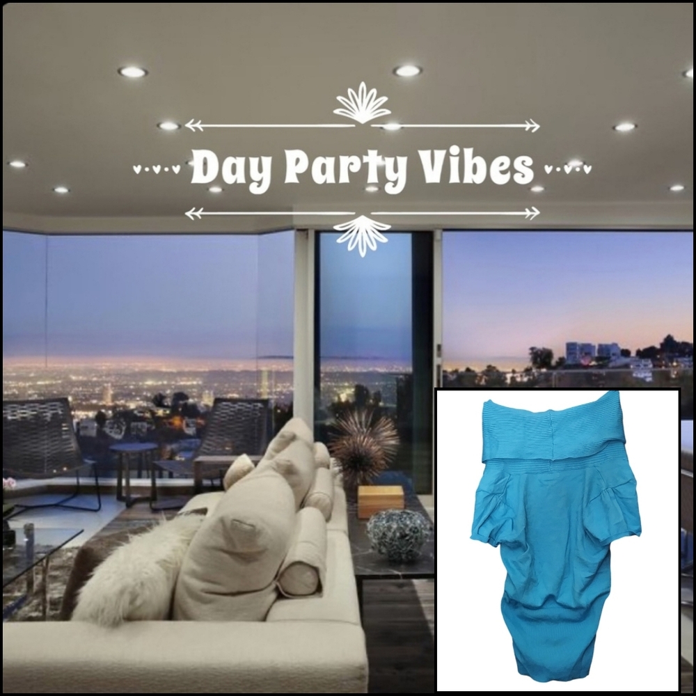 Day Party Vibes: Cowl Neckline Sweater Top | Size M